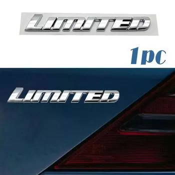 1 шт. Универсальная 3D наклейка на багажник автомобиля ABS Car LIMITED Edition эмблема кузова автомобиля наклейка для украшения автомобиля аксессуары для экстерьера автомобиля чёрный