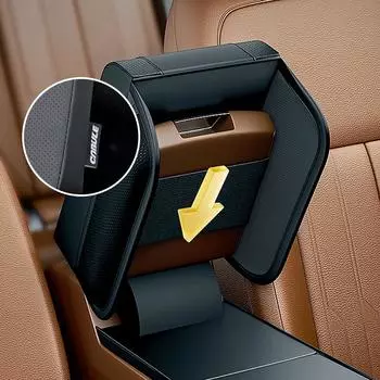 1 шт. Универсальная автомобильная центральная консоль подлокотник коробка подушка подушка для защиты локтя автомобиля подушка аксессуары для салона автомобиля чёрный