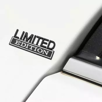 1 шт. Универсальная металлическая автомобильная эмблема с ограниченным тиражом, наклейка с буквой, наклейки на кузов автомобиля, аксессуары для внешнего украшения автомобиля