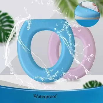 1 шт. универсальная подушка для сиденья унитаза, водонепроницаемая пенопластовая паста, сиденье для унитаза розовый