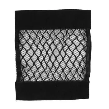 1 шт. Универсальная сетчатая грузовая сетка, настенная наклейка, сумка для хранения, сетка для хранения, подходит для багажника автомобиля, не требуется пробивка, сетка для хранения M чёрный