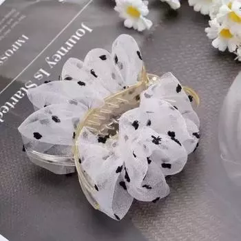 1 шт. универсальная сетка мятого стиля, простая и элегантная, модная и универсальная заколка-пучок.