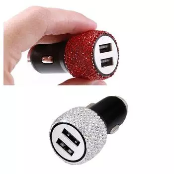 1 шт. Универсальное автомобильное зарядное устройство с двумя портами USB, быстрая зарядка, безопасный молоток, который поможет разбить окна в чрезвычайных ситуациях, автомобильные аксессуары чёрный