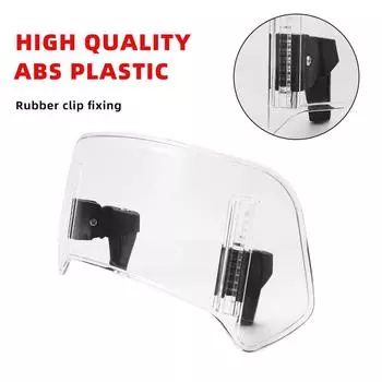 1 шт. Универсальное регулируемое мотоциклетное ветровое стекло с удлинителем, изготовлено из АБС-пластика