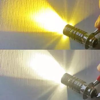 1 шт. универсальные 12 В двухцветные лампы для фар P15D H6 Px15D светодиодные фары для мотоцикла H6 для скутера и мотоцикла 2