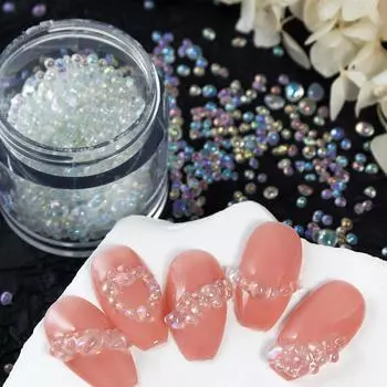 1 шт. универсальные нерегулярные стеклянные стразы для ногтей 3D прозрачные AB цветные драгоценные камни украшения аксессуары для нейл-арта принадлежности и DIY ремесла