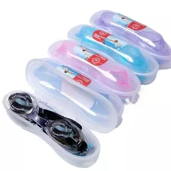 1 шт. Универсальные очки для плавания для женщин и мужчин, летние очки для плавания, водонепроницаемые очки для плавания, регулируемые чёрный