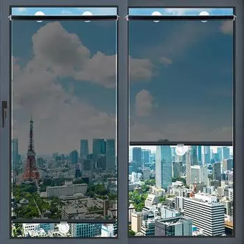 1 шт., универсальные ПЭТ-присоски, рулонные шторы, солнцезащитный козырек, оконная пленка, занавеска для офиса, выдвижной автомобиль 45x150cm