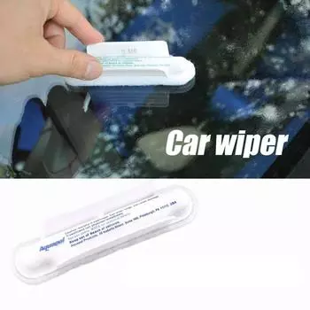 1 шт. универсальные противодождевые автомобильные дворники, синяя мягкая впитывающая салфетка для мытья лобового стекла автомобиля, водоотталкивающая защита от дождя белый