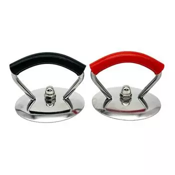 1 шт. универсальные ручки для посуды, противоожоговые ручки для крышек кастрюль, нержавеющая сталь, сменные ручки для крышек посуды black