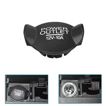 1 шт. Универсальный 12 В Автомобильный Разъем Питания Розетка Вилка Крышка Прикуривателя Черный