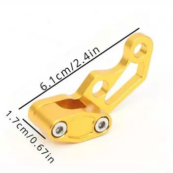 1 шт. Универсальный алюминиевый зажим для кабеля масляной трубы мотоцикла, зажимы для тормозного кабеля для мотоцикла-внедорожника золотой