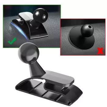 1 шт. Универсальный автомобильный держатель для приборной панели с шаровой головкой и присоской, основание-подставка, гравитационный кронштейн, автомобильный держатель для телефона, подставка для зарядного устройства чёрный