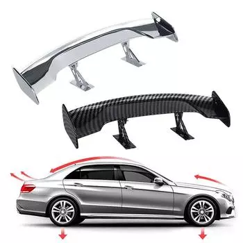 1 шт. Универсальный автомобильный мини-спойлер, заднее крыло, карбоновое волокно, задние крылья, модель, автостайлинг, украшение, внешние аксессуары для автомобиля