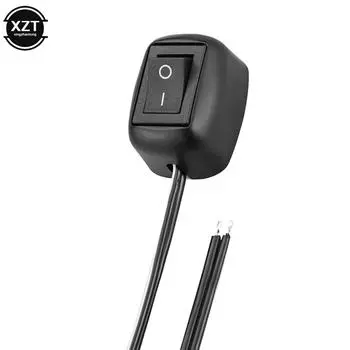 1 шт. универсальный автомобильный переключатель пастового типа тумблер с кабелем 60 см/100 см DC 12 В для противотуманных колец приводные огни неоновые огни для DRL