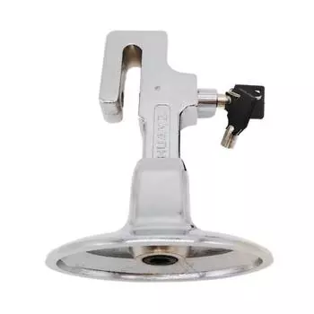 1 шт. Универсальный автомобильный замок сцепления, автомобильный противоугонный замок, большинство замков сцепления и тормоза, автомобильная безопасность, педаль сцепления, безопасность транспортного средства, аксессуары серебряный