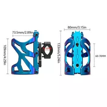 1 шт. Универсальный держатель для мотоцикла, держатель для бутылки с водой для мотоцикла, аксессуары для модификации мотоцикла, держатель для чашки для мотоцикла синий
