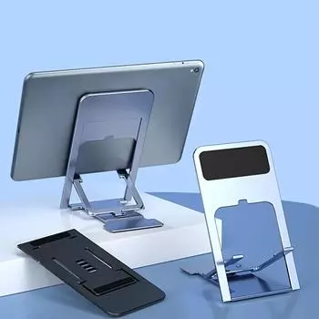 1 шт. Универсальный настольный держатель для мобильного телефона, подставка для телефона, регулируемый складной стол для планшета, подставка для сотового телефона чёрный