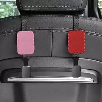 1 шт. Универсальный откидной крючок для спинки сиденья автомобиля, вешалка для подголовника, держатель для хранения сумок, чехлов для одежды, крючки для подвешивания красный