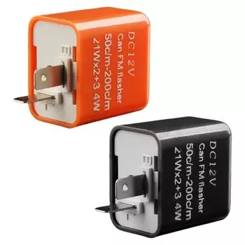 1 шт. Универсальный регулируемый светодиодный мигающий индикатор, мигающий сигнал, реле частоты, индикатор поворота, мигающий индикатор для автомобильного мотоцикла