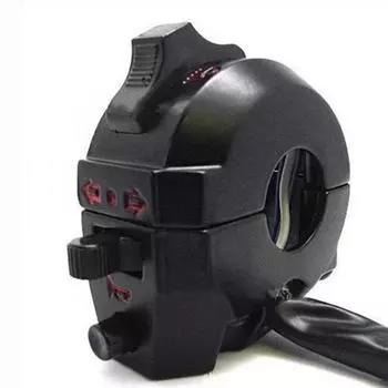 1 шт. универсальный руль левый ATV мотоцикл управление дальним/ближним светом фар поворотник звуковой сигнал переключатель 7/8 (Осталось)