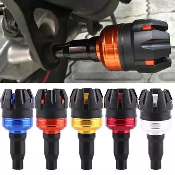 1 шт. Универсальный слайдер для мотокроссового мотоцикла, рама мотоцикла, защита от столкновений и падений, антикрашечные колпачки M10 10 мм, винт золотистый