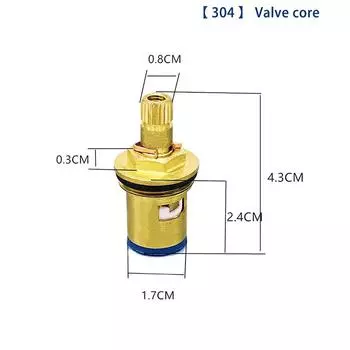 1 шт. универсальный сменный кран внутренний клапан кухонный домашний кран картриджи для ванной комнаты кран медный клапан сердечник