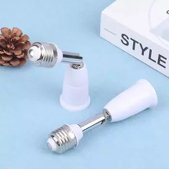 1 шт. Универсальный удлинитель держателя E27 - E27 для гнезда E27, регулируемый переходник с E27 на E27 для удлинителя винтовой лампы