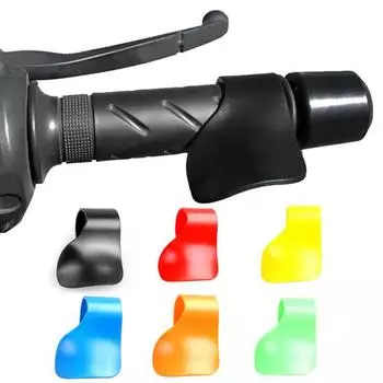 1 шт., универсальный углеродный контроль, волоконная ручка дроссельной заслонки для мотоцикла, помощь на руле красный