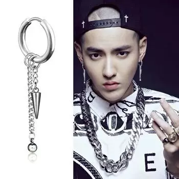 1 шт./упак. Трансграничные трендовые серьги из сплава с бахромой из Европы и США 64mm 1pc/ba