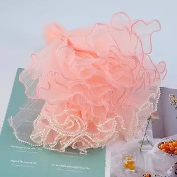 1 шт., упаковка букета, товары для флористов, оберточная сетка, оберточная бумага для цветов, волнистая пряжа, кружево A