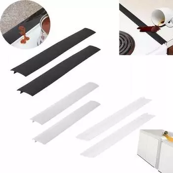 1 шт. Уплотнительная полоса для кухни, крышка столешницы, термостойкие аксессуары, зона наполнителя, противообрастающая I P0S8 Black-2 pcs