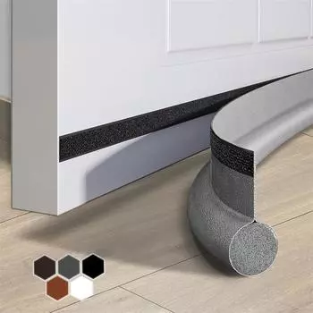 1 шт. уплотнительная полоса для нижней части двери, отрезная изоляция, блокировка сквозняков под дверью, ветрозащитный антихолодный зазор, герметизация, акустическая пена