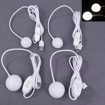 1 шт. Usb 5 В мини светодиодный ночник для общежития портативный магнит 2 Вт 5 Вт светодиодный настенный светильник для спальни для кемпинга на открытом воздухе аварийная лампа 2W