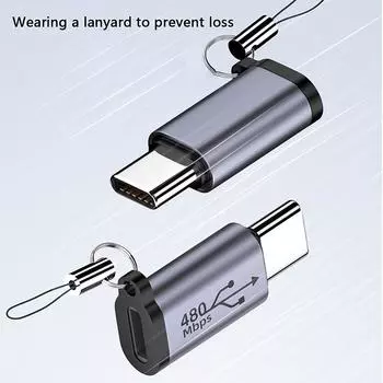 1 шт. USB-C на Micro USB Mini USB адаптер Type-C Female на Micro USB Male конвертер для телефона планшета камеры зарядного устройства адаптер
