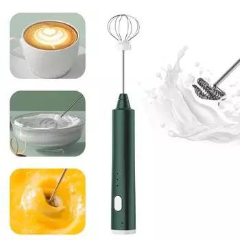 1 шт. USB перезаряжаемый ручной венчик для яиц 3 скорости электрический вспениватель молока пенообразователь миксер для вспенивания кофейных напитков пенообразователь розовый