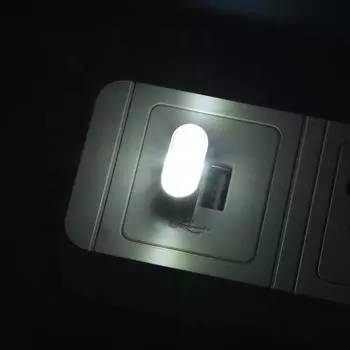 1 шт. USB светодиодный автомобильный светильник для салона автомобиля декоративный светильник белый