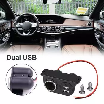 1 шт. USB-зарядное устройство с двойной розеткой USB-адаптер