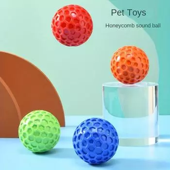 1 шт. Устойчивый к укусам и мягкий резиновый материал делает мячи для домашних животных звучными, легко чистится и с ними легко играть XL синий
