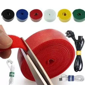 1 шт. Устройство для намотки кабеля, кабельный органайзер, стяжки для мыши, держатель для наушников, защита от порезов кабеля ПК, телефонный обруч, защитная лента чёрный