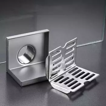 1 шт. утечка на землю 100 мм * 100 мм аксессуары для ванной комнаты серый