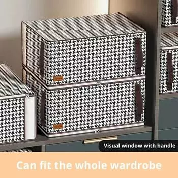 1 шт. Утолщенная нетканая сумка для хранения одеял для дома, вместительная сумка для упаковки одежды, сумка для организации багажа 55x40x25cm