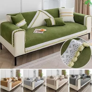 1 шт. утолщенная подушка для дивана, нескользящий защитный чехол для дивана, устойчивый к царапинам от домашних животных, подходит для 1/2/3/4-местных моющихся полотенец для дивана A-70X70