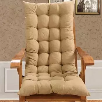 1 шт. Утолщенная подушка для качающегося кресла, подходит для использования в помещении и на открытом воздухе, ротанговое кресло, татами, 18,9X47,2 дюйма 48x120cm белый