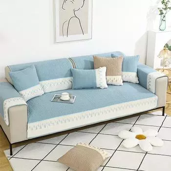 1 шт. Утолщенная универсальная подушка для дивана Four Seasons, простая защитная накладка на мебель для кресла, чехлы для дивана, чехлы для гостиной 1seater 70x70cm