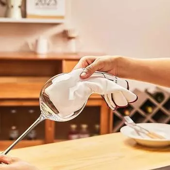 1 шт. утолщенные салфетки для протирания чашек, салфетки для чистки бокалов, высоковолокнистые впитывающие салфетки без ворса 60 см * 45 см