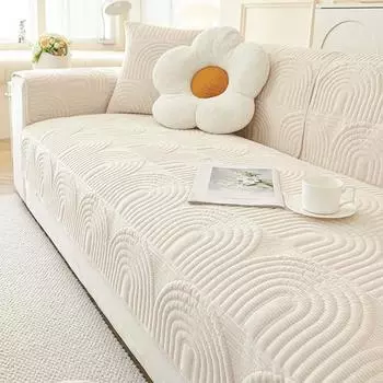 1 шт. утолщенные вельветовые чехлы для диванов, нескользящие коврики для диванов, зимние теплые чехлы для диванов в гостиную, угловой диван в форме буквы L, полотенце для дома 45x45cm pillowcase