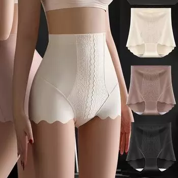 1 шт. утягивающее нижнее белье с высокой талией, утягивающие брюки для женщин, послеродовые утягивающие трусики для талии и бедер, эластичные трусики из полиамида M