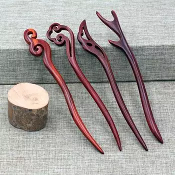 1 шт., ювелирные изделия для головы, подарок, украшения для волос, женские деревянные заколки, заколки в стиле ретро, аксессуары для волос