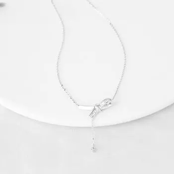 1 шт. ювелирные изделия личность бабочка T циркониевое ожерелье ювелирные изделия качество темперамент оптовая продажа ожерелье